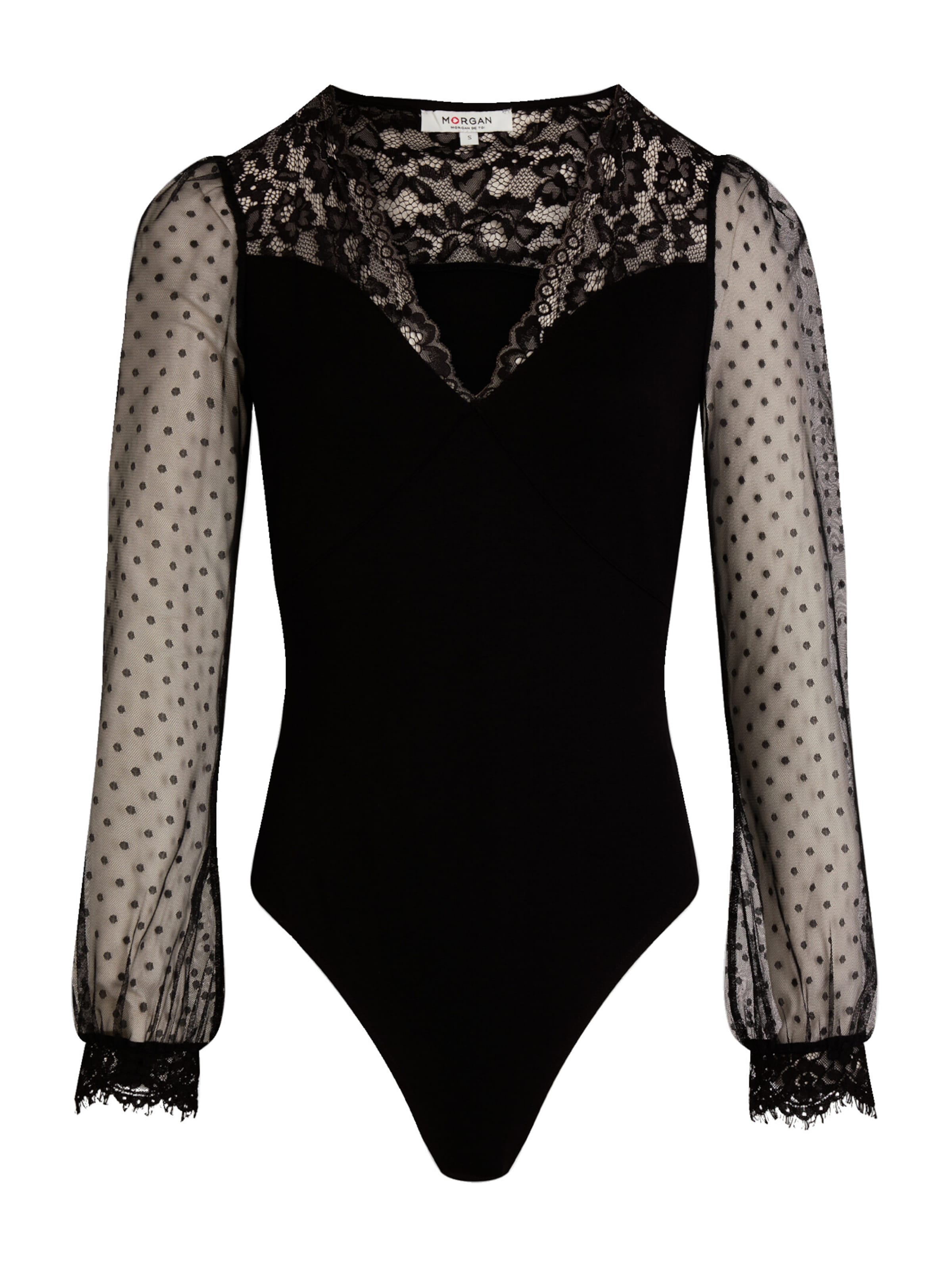 Body di Morgan in nero: frontale