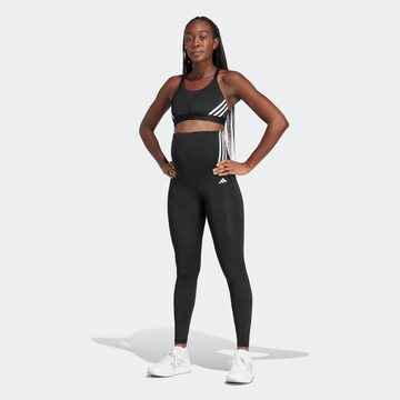 ADIDAS PERFORMANCE Скинни Спортивные штаны 'Optime Essentials' в Черный