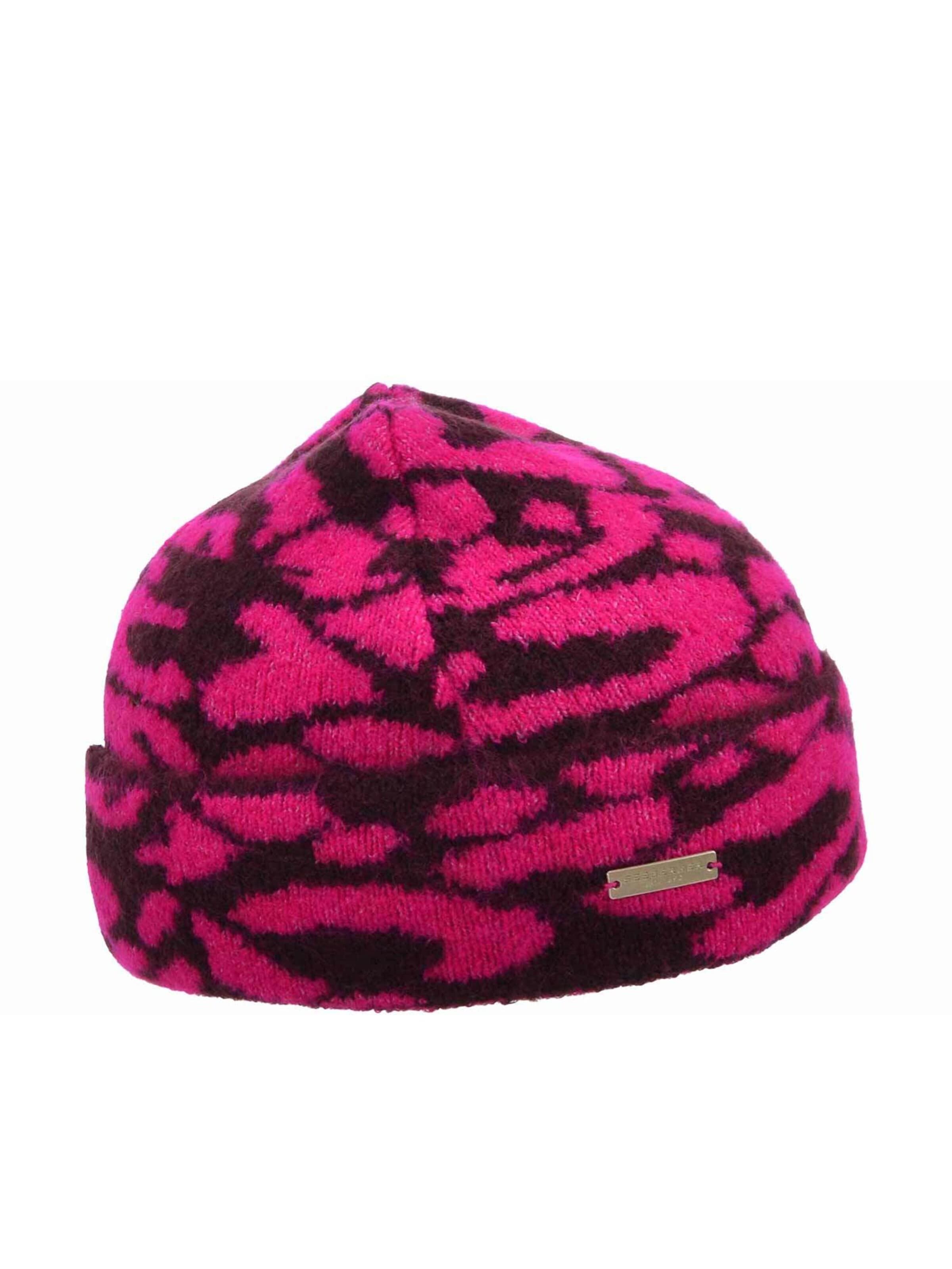 Seeberger Beanie 'Mütze' in Pink: front