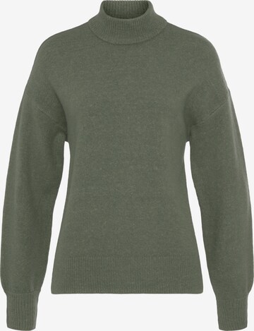 LASCANA Sweater in Green: front