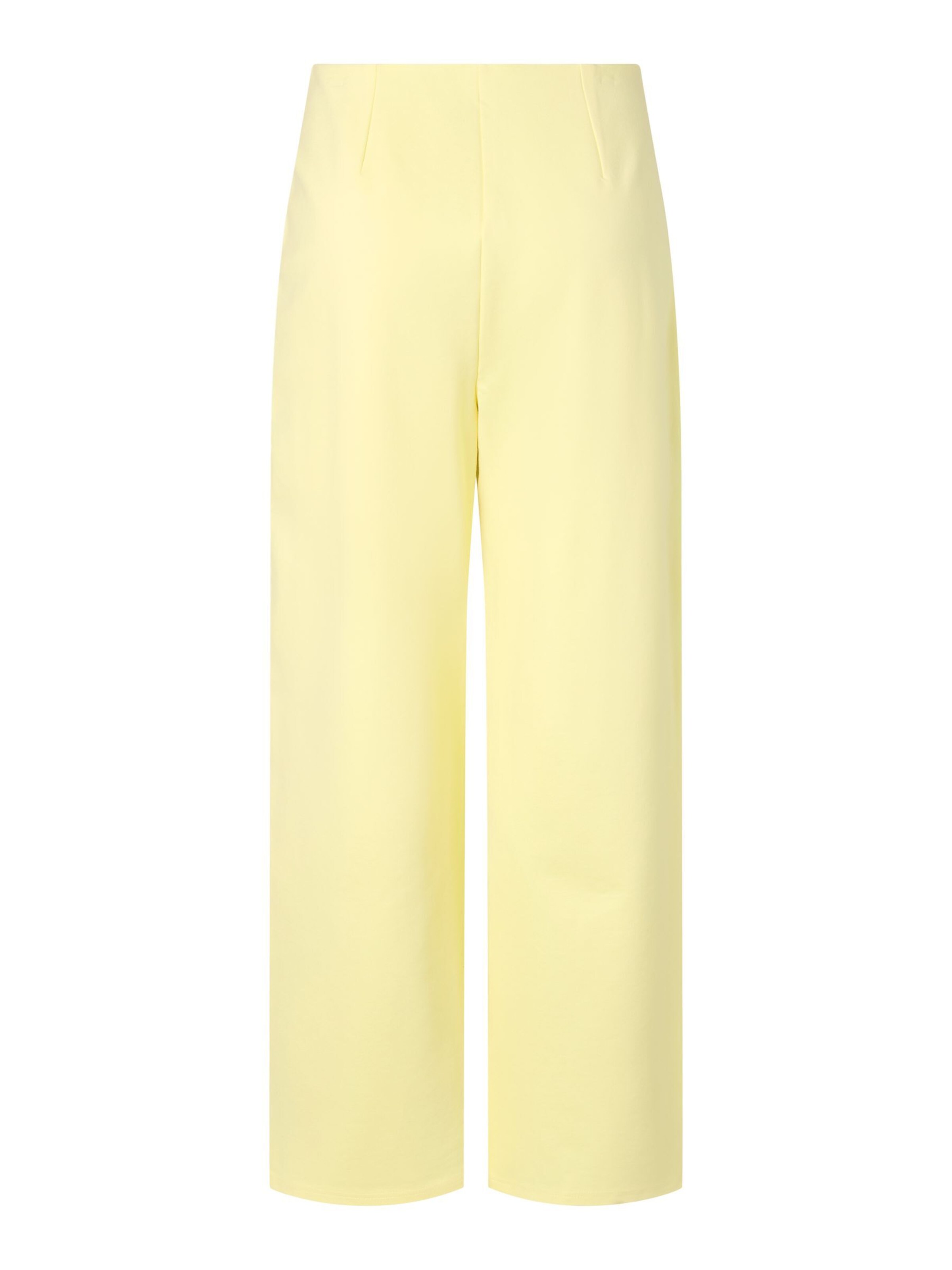 PIECES Wide Leg Bukser 'PCGunhild' i gul