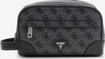 GUESS Toilettilaukku 'MILANO' värissä musta: etupuoli