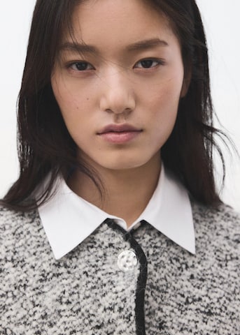 MANGO Knit Cardigan 'Javi' in Black