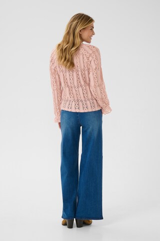 Chemisier 'Tully' Cream en rose