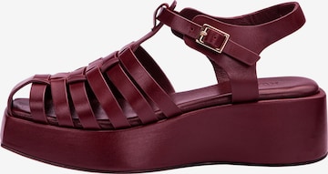 Sandales à lanières 'VEGA FRAME' LLOYD en rouge : devant