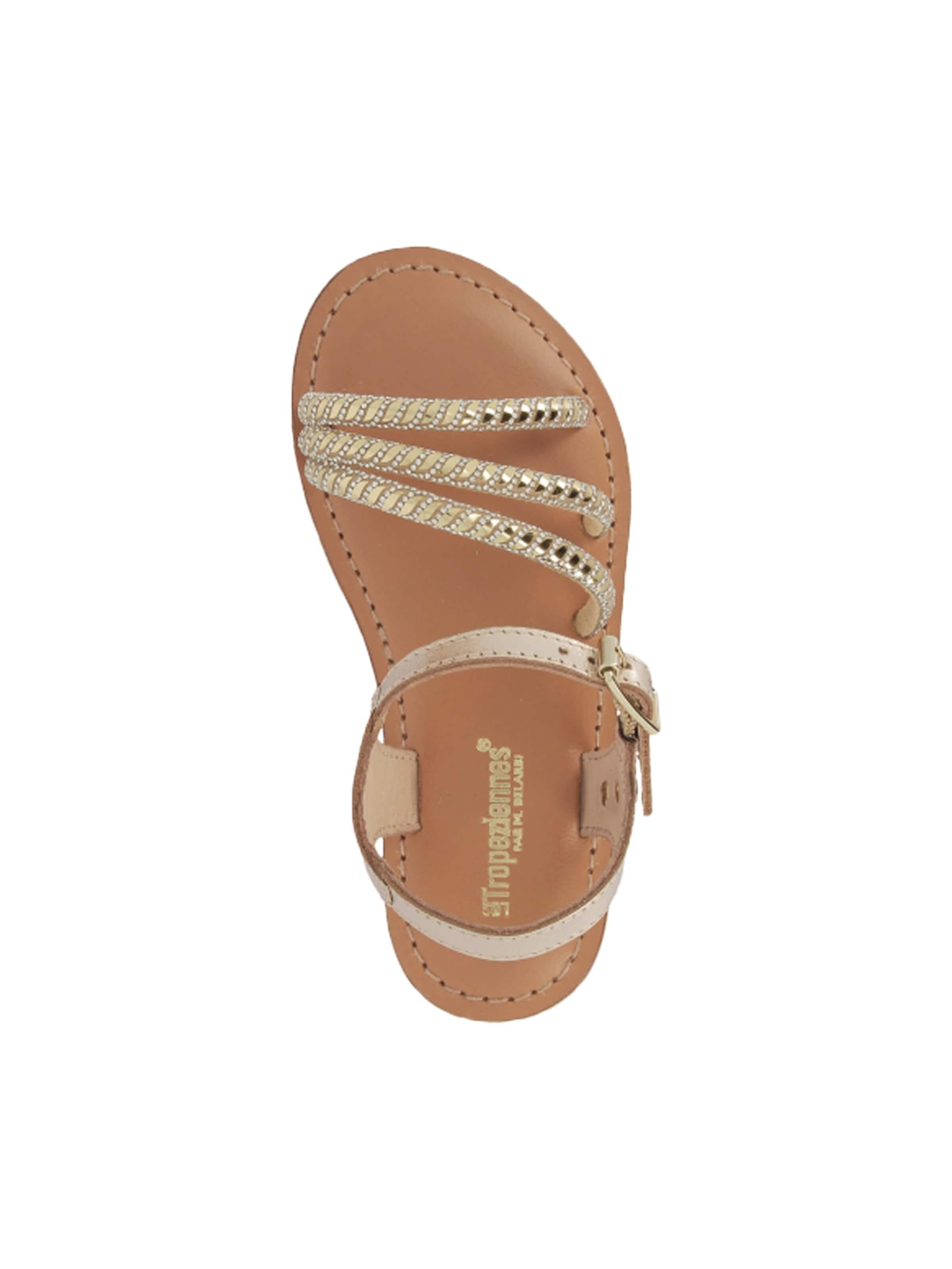 Sandales 'Ledersandalen für Kinder von Belarbi Bibigirl' Les Tropéziennes en or