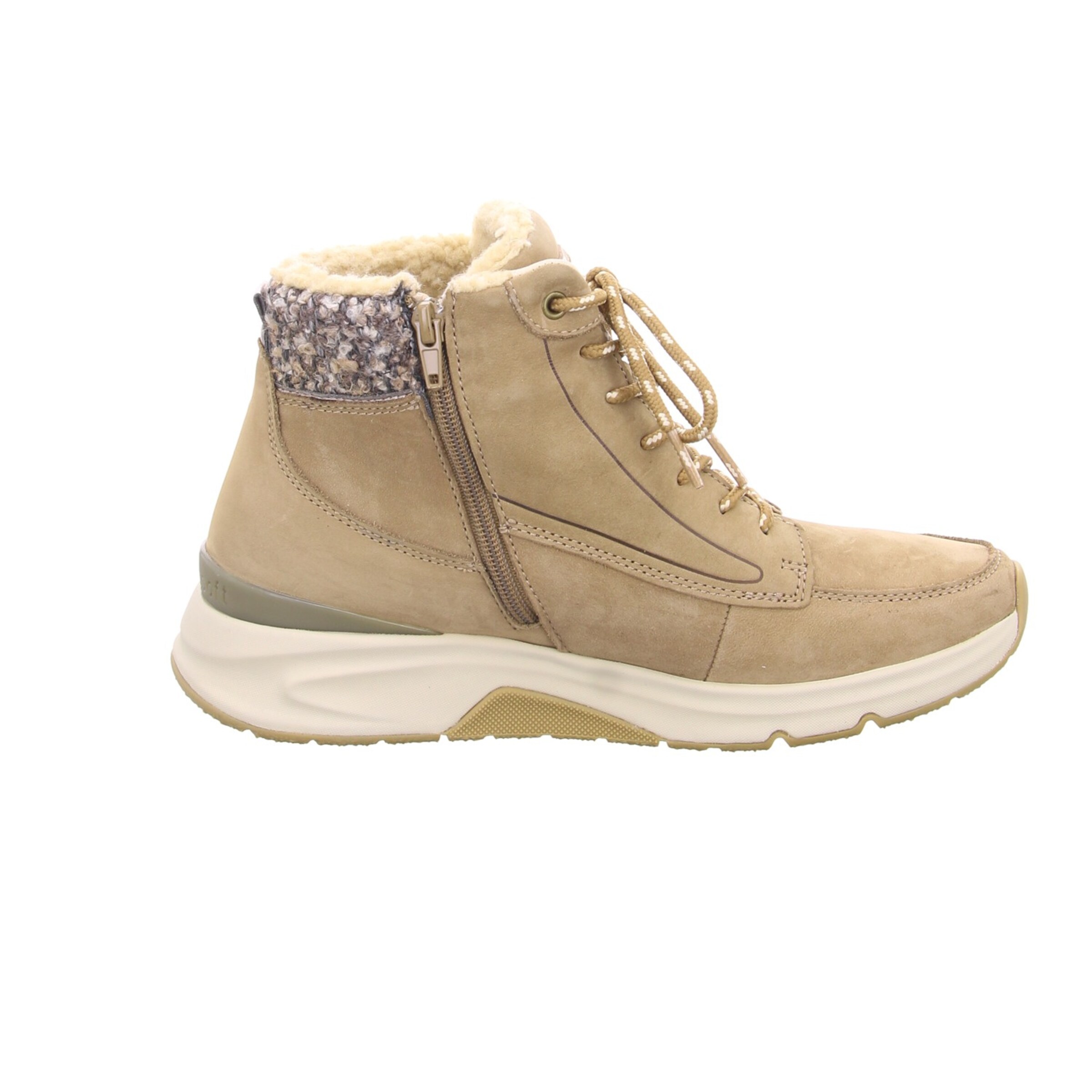 Gabor Rollingsoft Lace-up bootie in Brown