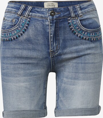 KOROSHI Regular Jeans in Blauw: voorkant