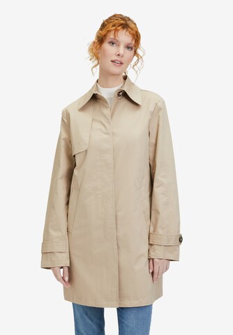 Amber & June Between-Season Jacket in Beige: front