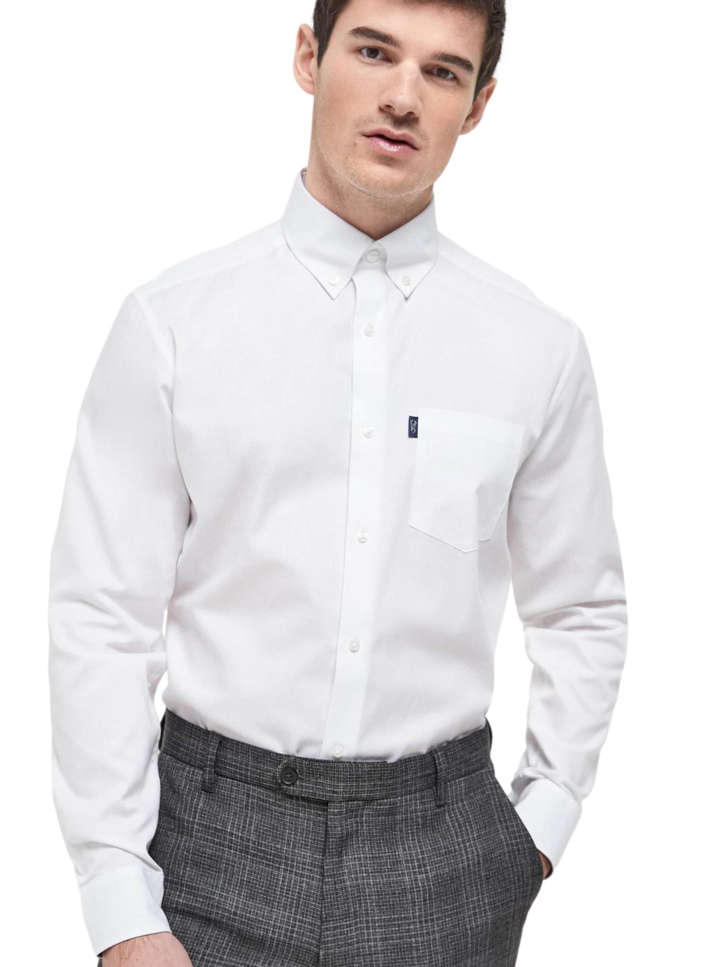 Next Regular Fit Paita värissä valkoinen