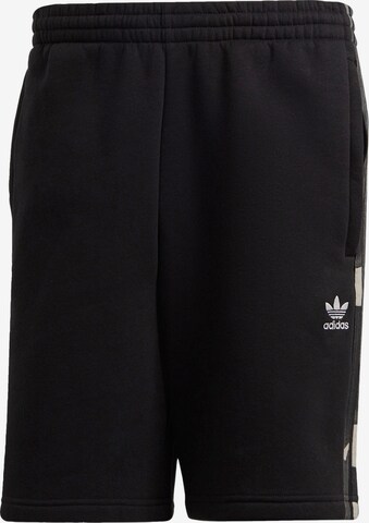 ADIDAS ORIGINALS Regular Pants 'Graphics Camo 3-Stripes' in Black: front