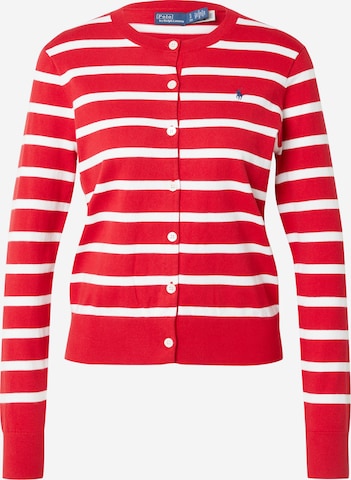 Polo Ralph Lauren Gebreid vest in Rood: voorkant