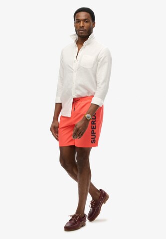 Superdry Zwemshorts in Oranje