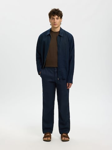 SELECTED Regular Broek '196 Straight' in Blauw