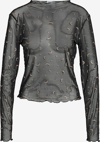 juoda Noisy may Marškinėliai 'NMSTAR': priekis