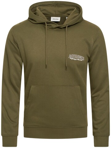 JACK & JONES Sweatshirt 'JJINFINITYHOOD' in Green