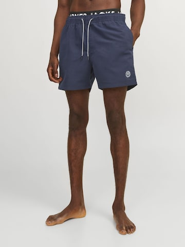 JACK & JONES Swimming shorts 'JPSTFiji' in Blue: front