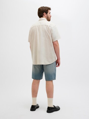 Jack & Jones Plus Comfort fit Overhemd 'JPRBLUSummer' in Grijs