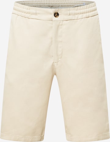 NN07 Normální Kalhoty 'Seb' – béžová: přední strana