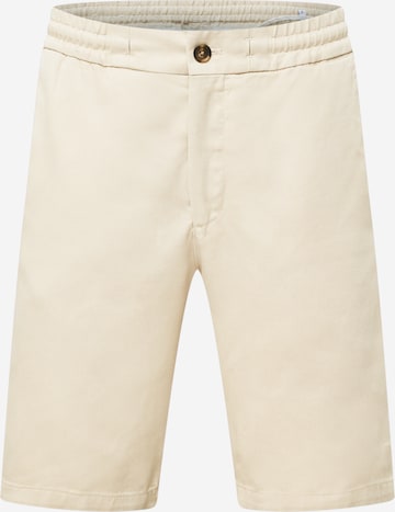 NN07 Regular Broek 'Seb' in Beige: voorkant