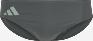 ADIDAS PERFORMANCE Sportzwembroek in Grijs: voorkant