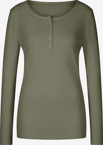 heine Shirt in Groen: voorkant