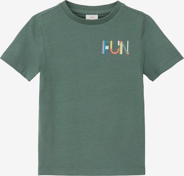 T-Shirt s.Oliver en vert : devant