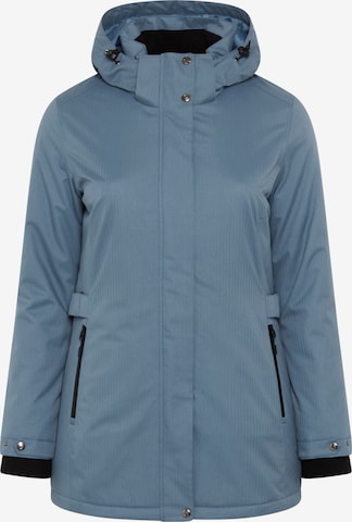 POLARINO Winter Parka in Blue: front