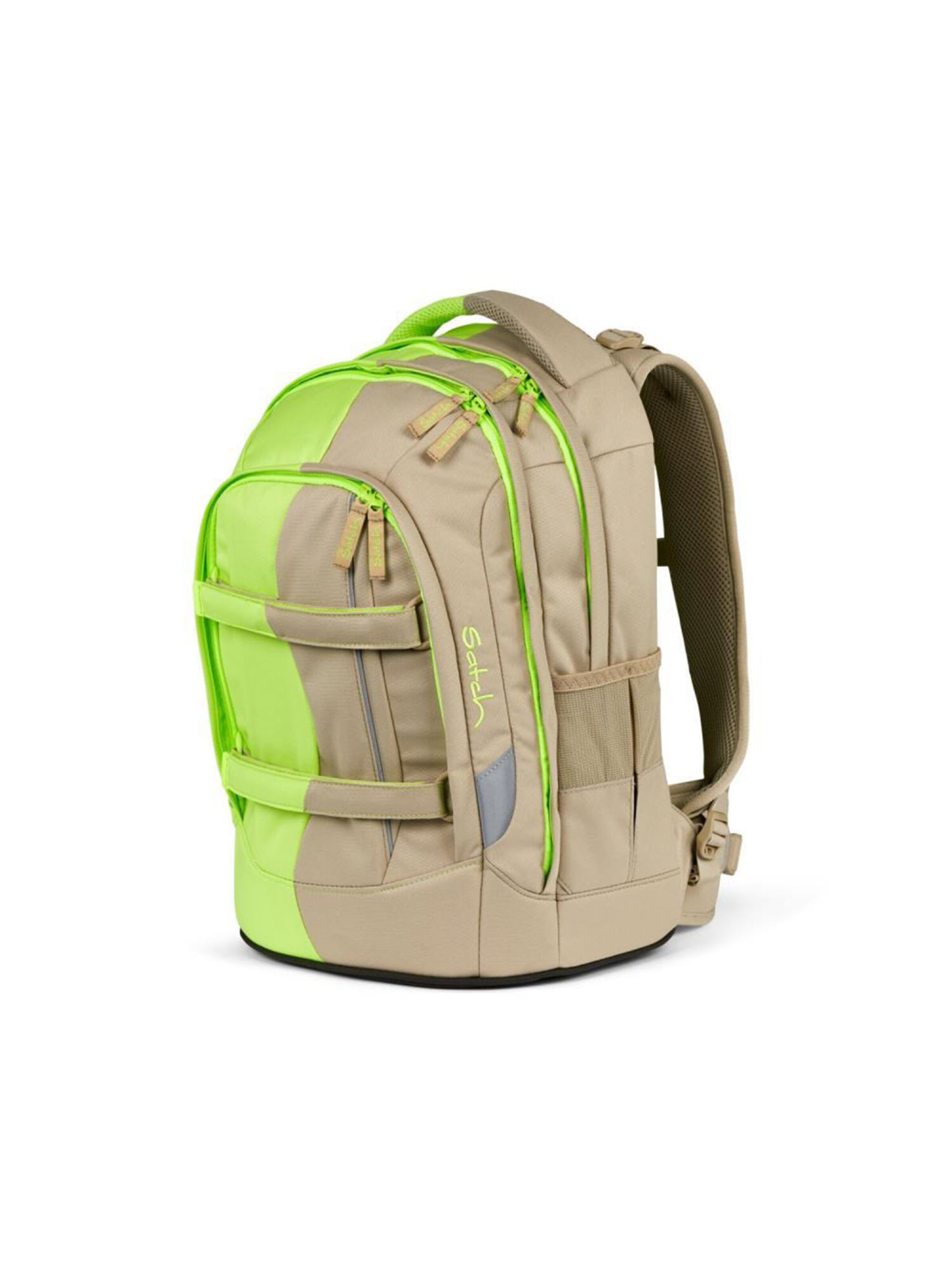 Satch Backpack 'Double Trouble Think Twice' in Green