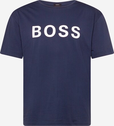 BOSS Green Majica u mornarsko plava / bijela, Pregled proizvoda