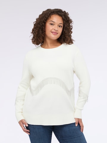 Pull-over Fiorella Rubino en blanc