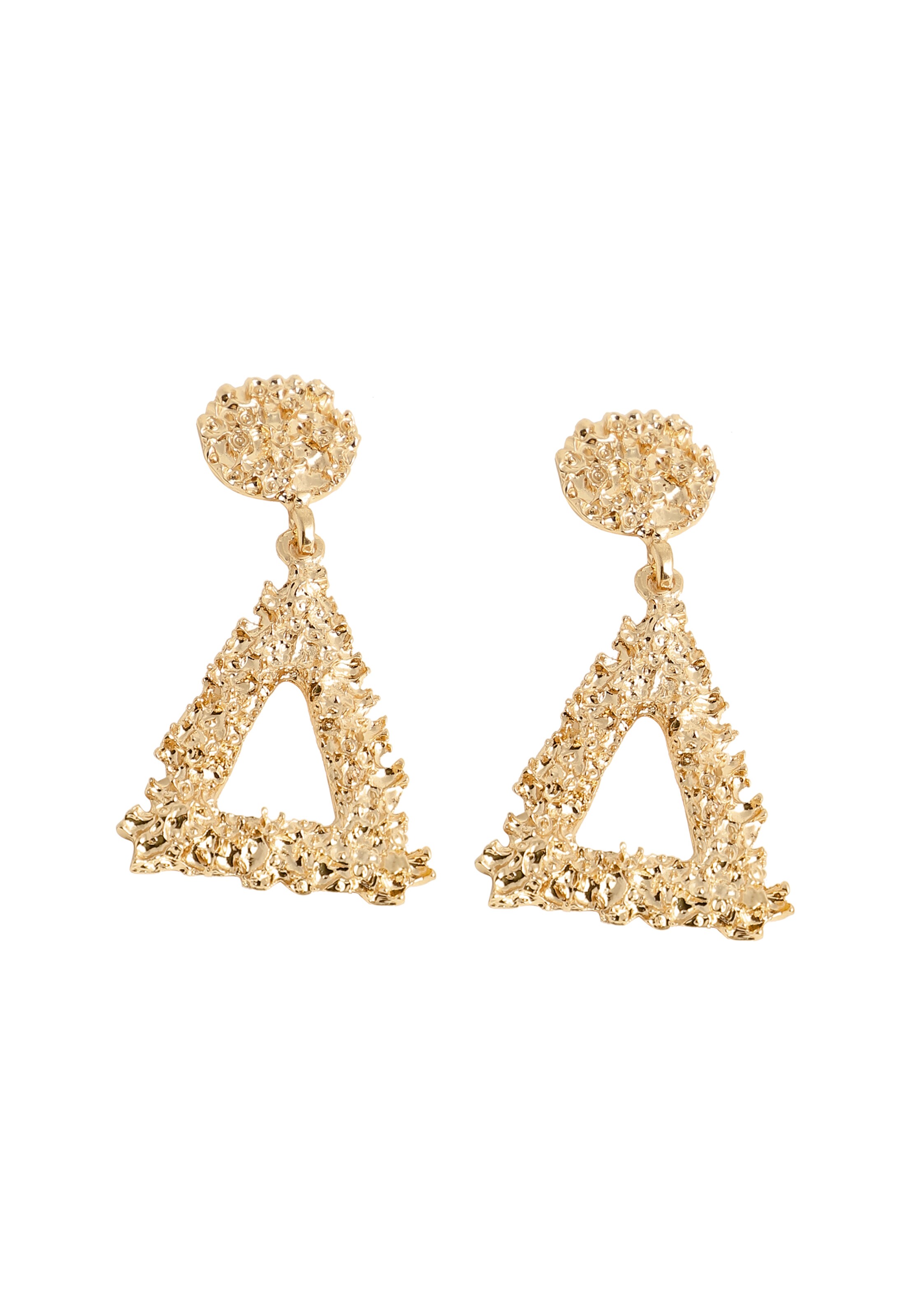 Boucles d'oreilles 'Fortune' SOHI en or : devant