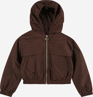 Michael Kors Kids - Chaqueta de entretiempo en marrón: frente