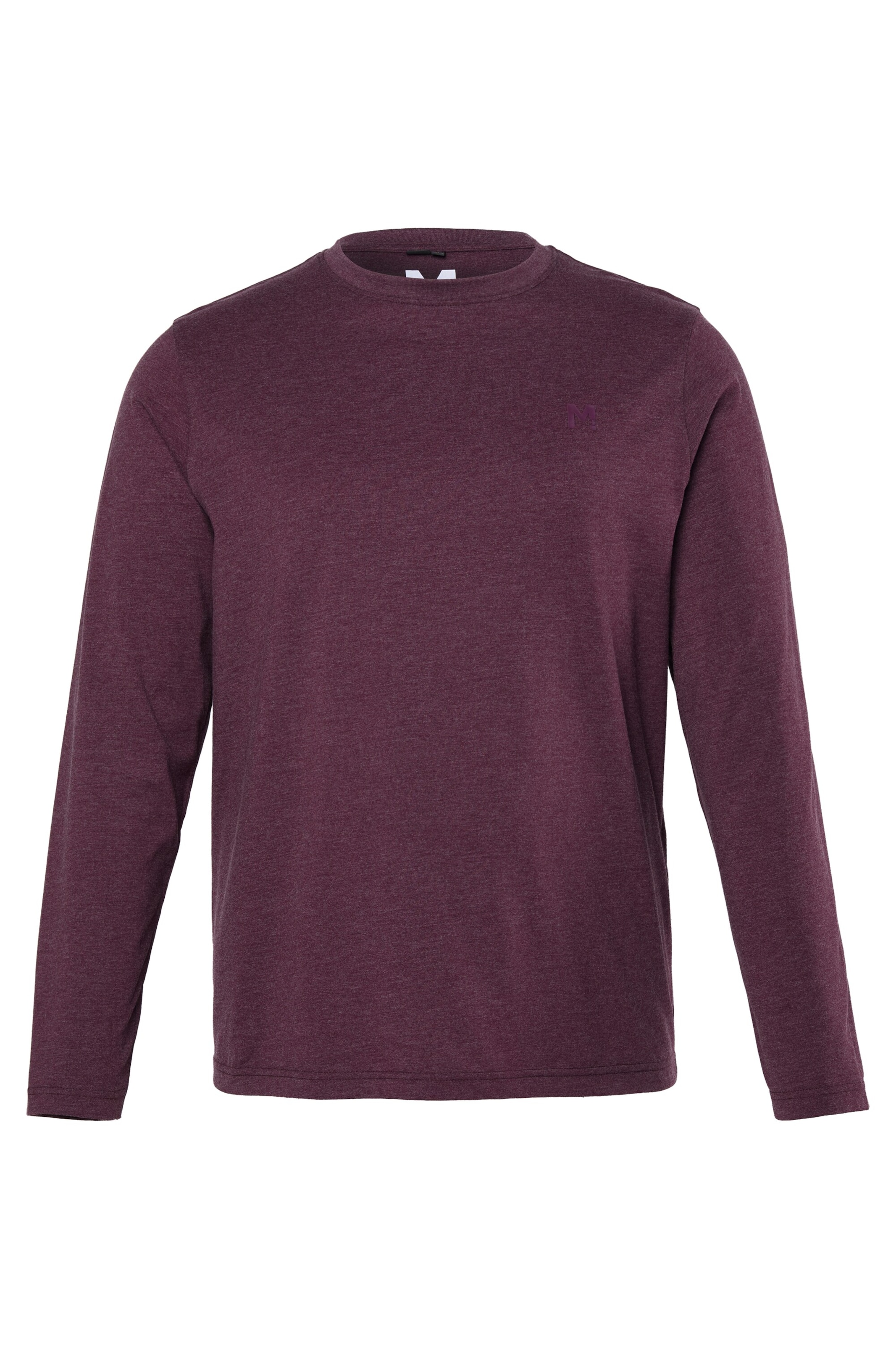 Men Plus Shirt in Purple: front