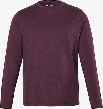 Men Plus Shirt in Purple: front