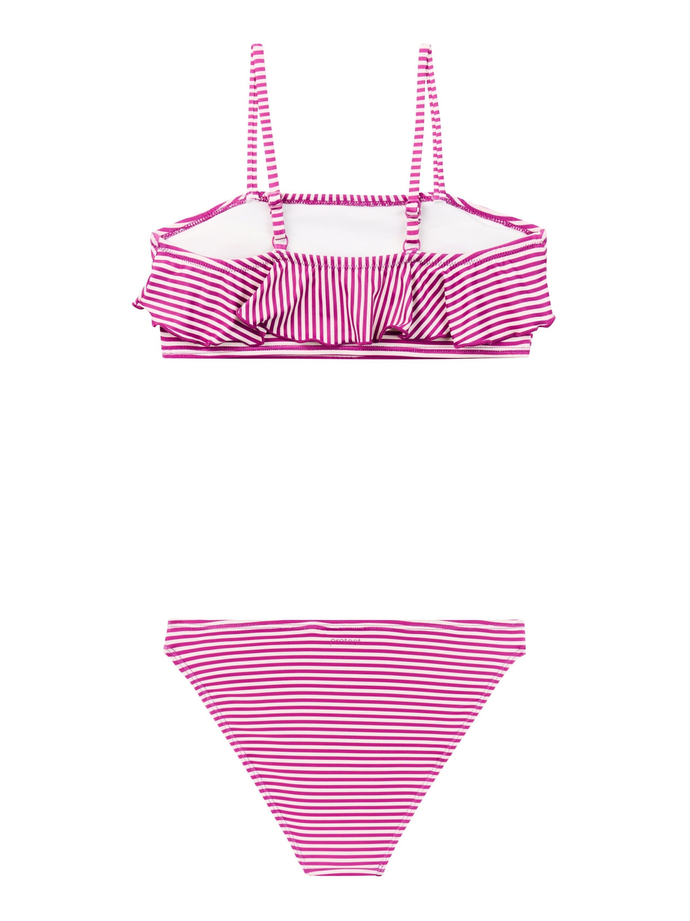 PROTEST Bralette Bikini 'PRTStripes JR' in Pink
