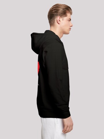 F4NT4STIC Sweatshirt 'Pixel Herz Happy New Year Silvester' in Zwart