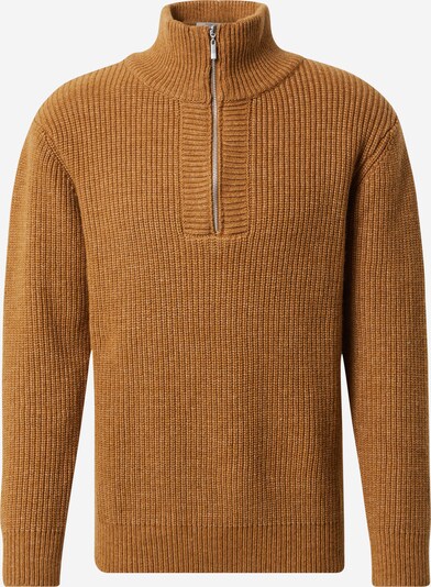 ABOUT YOU x Kevin Trapp Pullover 'Logan' in cognac, Produktansicht