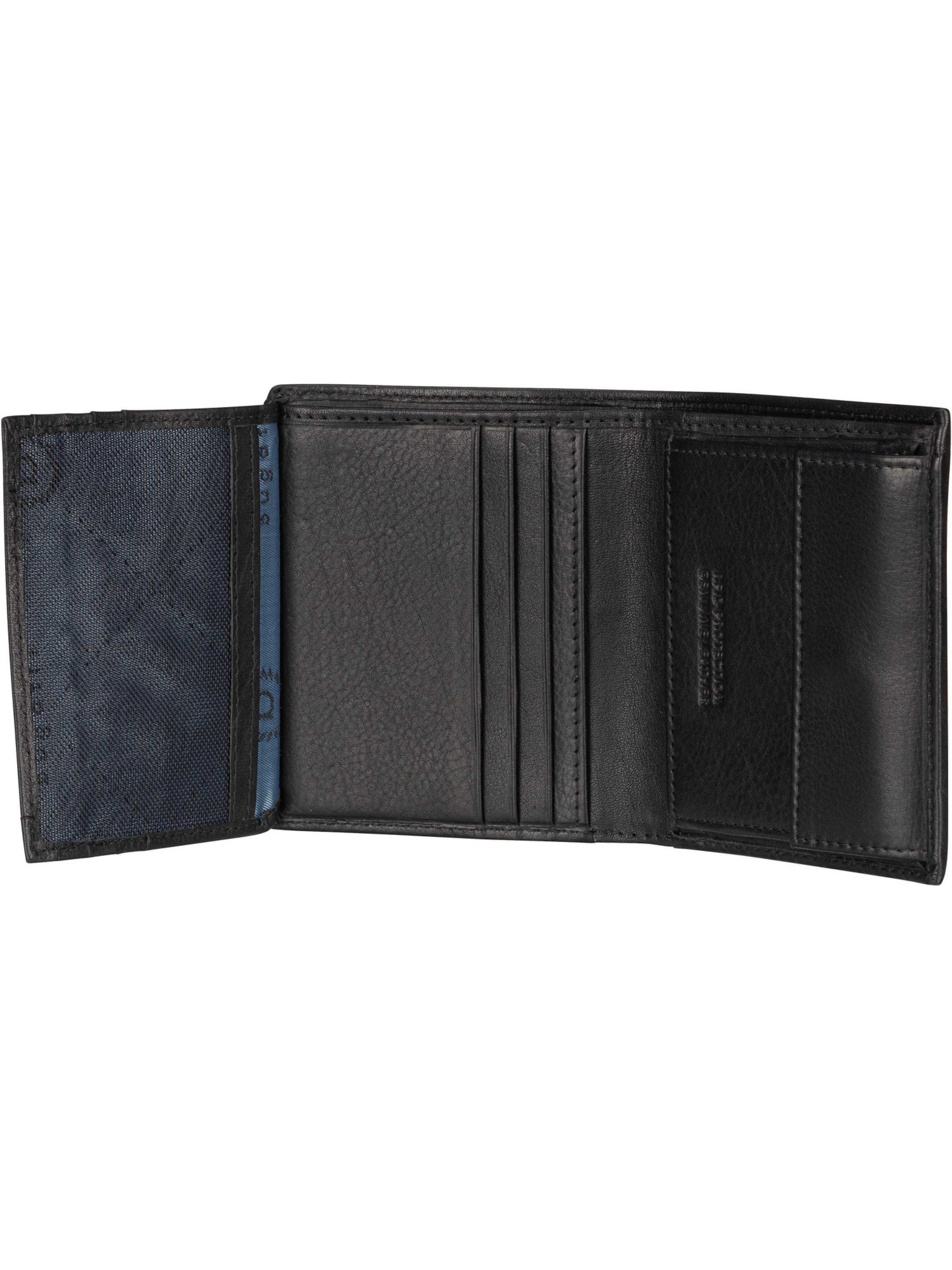 Portamonete di bugatti in nero