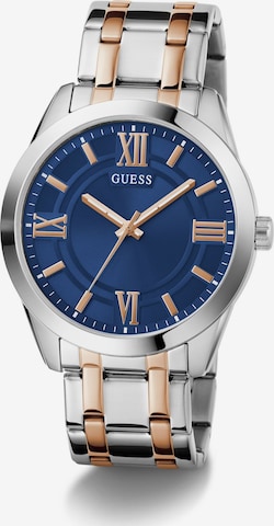 Montre à affichage analogique 'ELLIOT' GUESS en argent : devant