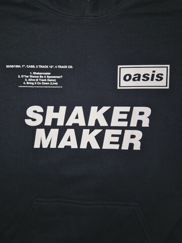 Oasis Sweatshirt 'Oasis Shakermaker Tracklisting Kapuzenpullover'‌‌‌‌‌‌‌‌‌ in Schwarz