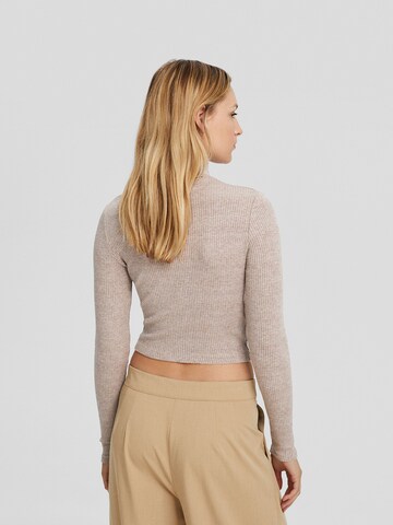 Bershka T-shirt i beige