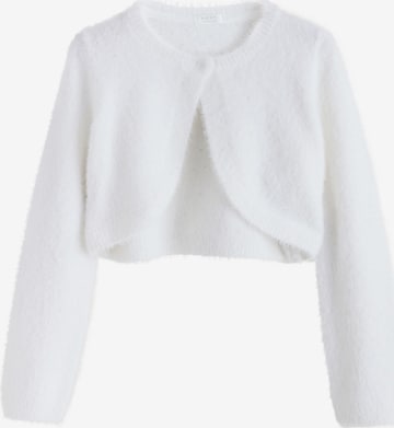 Next Neuletakki värissä valkoinen: etupuoli