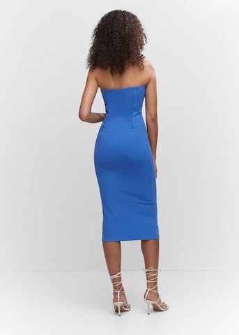 Robe 'Cruyi' MANGO en bleu