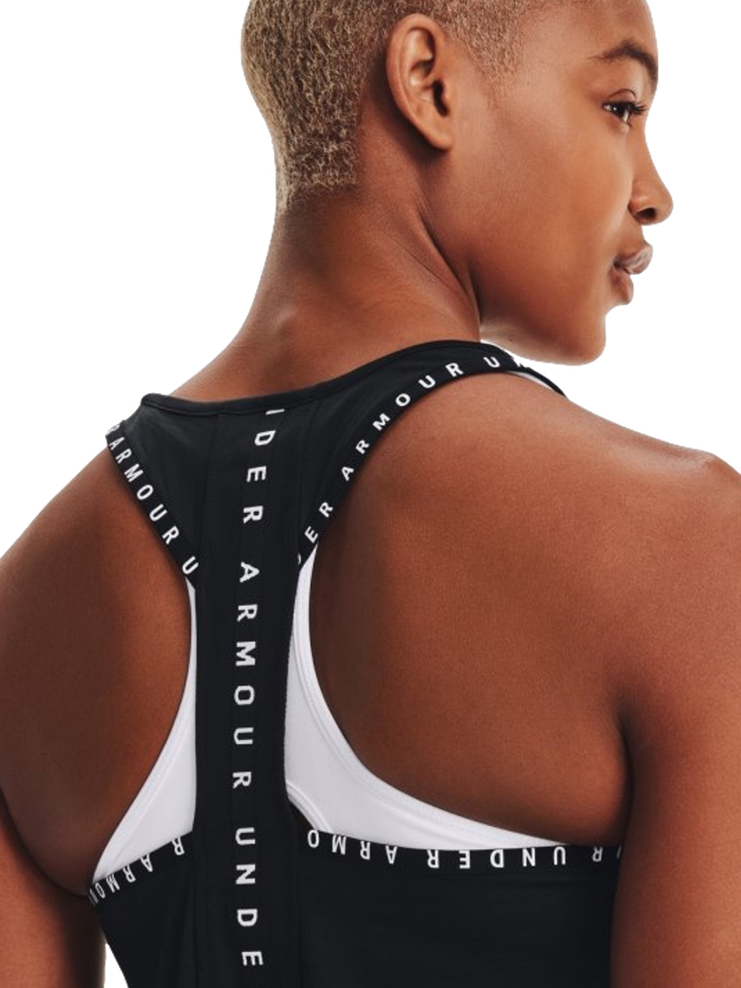 UNDER ARMOUR Top 'Knockout' in Schwarz