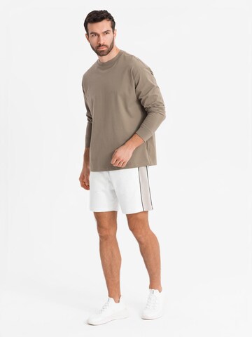 Ombre Regular Broek in Wit