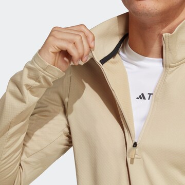 ADIDAS TERREX Sportsweatshirt 'Multi Fleece' in Beige