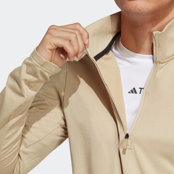 ADIDAS TERREX Athletic Sweatshirt 'Multi Fleece' in Beige