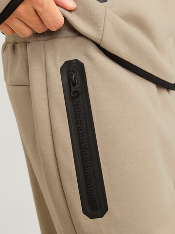 JACK & JONES - Tapered Pantalón 'WILL FUSION' en beige