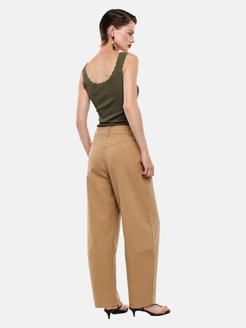 IMPERIAL - Barrel Pantalón en beige